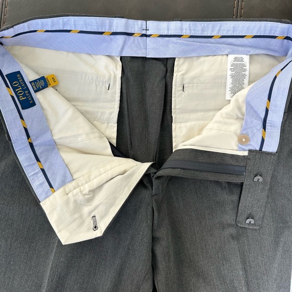 Polo by Ralph Lauren Men Charcoal Trousers - Picture 4 of 6